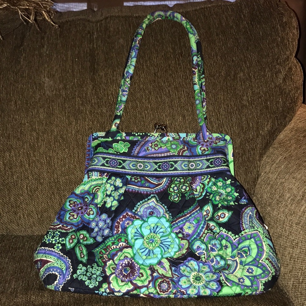 Vera Bradley beautiful blue rhapsody purse.